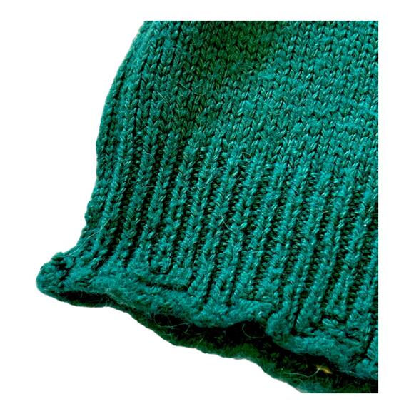 Wildfox Living Legend Distressed Green Sequin Sweater Small - Picture 6 of 9